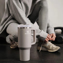 Stanley 1.18L The Quencher H2O Flowstate Pipetli 1,18 L / 40 OZ Ash EU  / Açık Gri