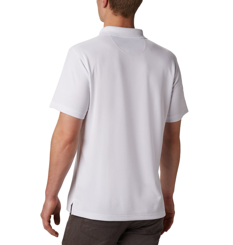 Utilizer Polo Neck White Men's T-Shirt