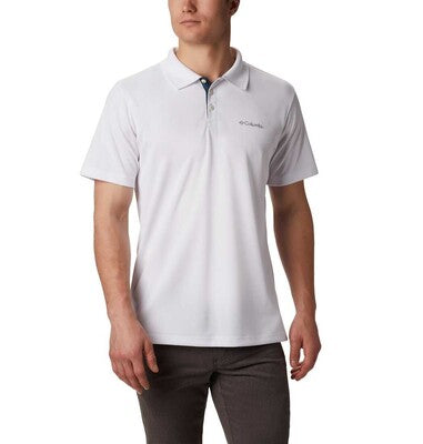 Utilizer Polo Neck White Men's T-Shirt