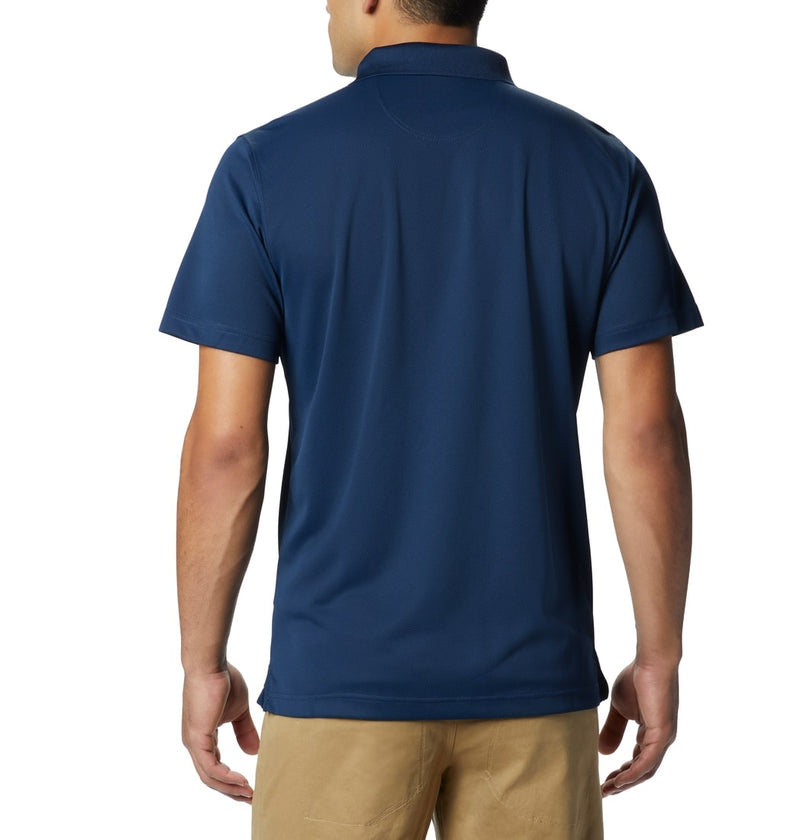 Utilizer Polo Collar Navy Blue Men's T-Shirt