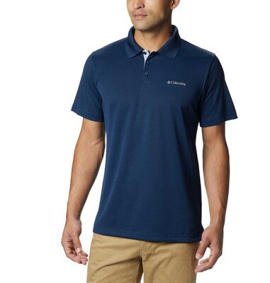 Utilizer Polo Collar Navy Blue Men's T-Shirt