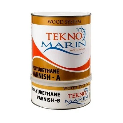 Teknomarin Poliüretan Şeffaf Parlak Vernik