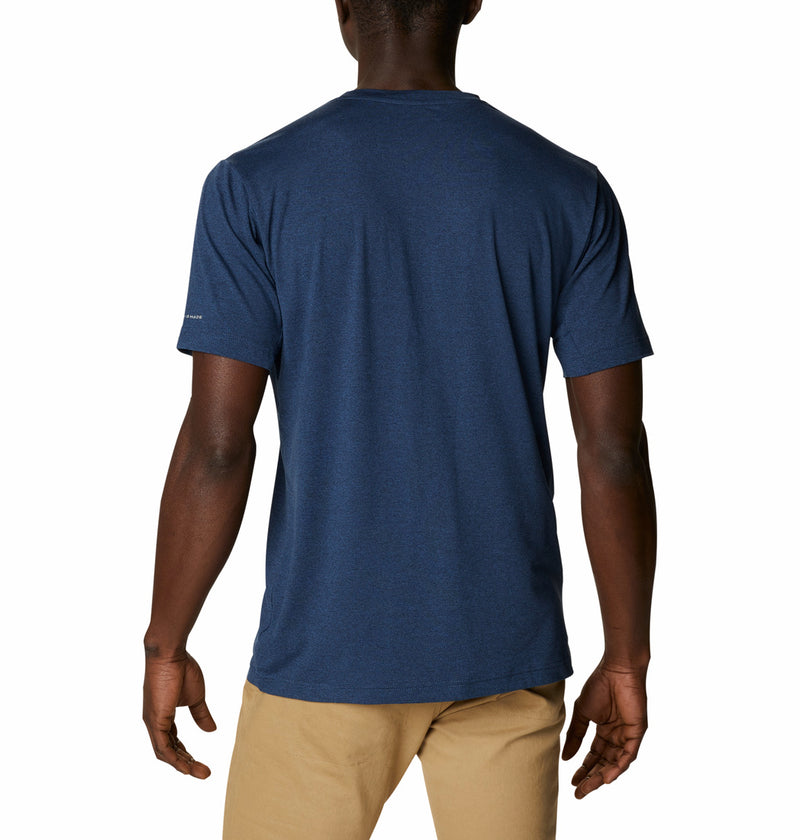 Tech Trail Crew Navy Blue Men's T-Shirt