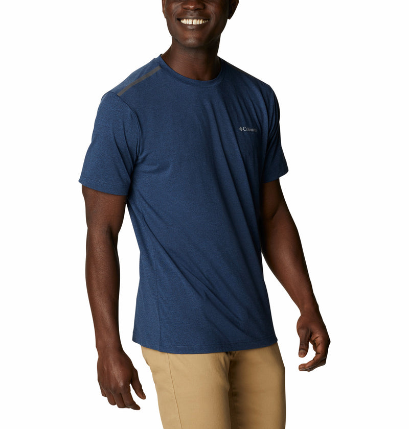 Tech Trail Crew Navy Blue Men's T-Shirt