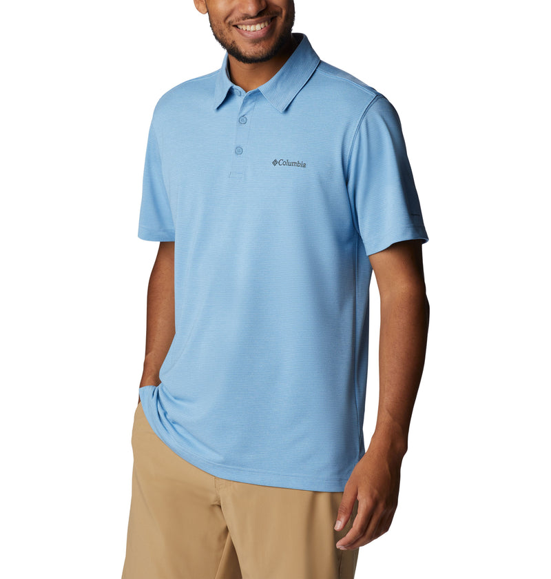 Havercamp Pique Polo Neck Blue Men's T-Shirt