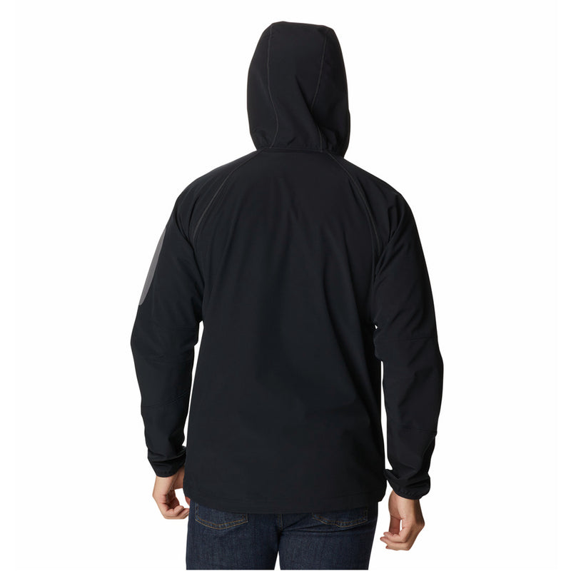 Tall Heights Hooded Black Men's Softshell Jacket