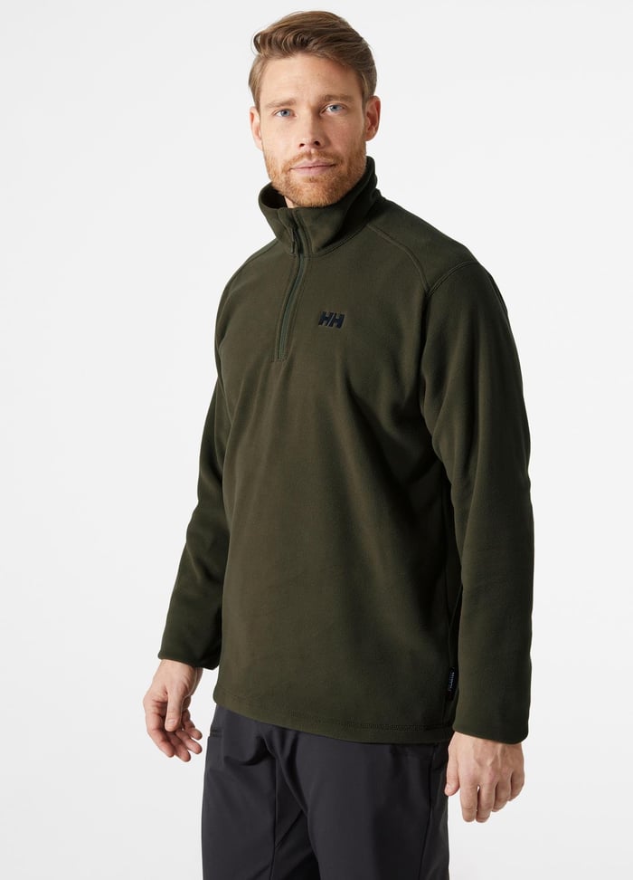 Helly Hansen Light Halfzip Polar Koyu Yeşil / Utility Green