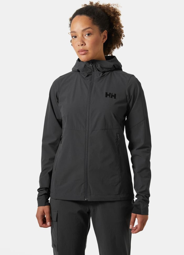 Helly Hansen W Blaze Softshell Hooded Mont Siyah / Ebony