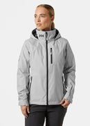 Helly Hansen W Crew Hooded Midlayer Mont 2.0 Gri / Grey Fog