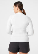 W Waterwear White Women's Rashguard