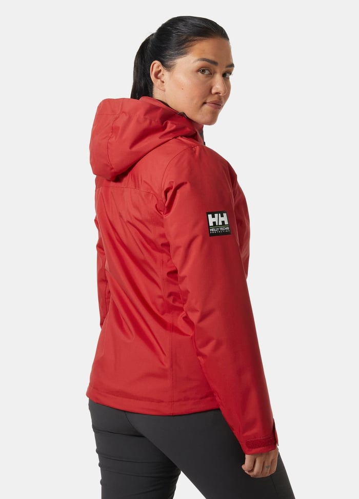 Helly Hansen W Crew Hooded Midlayer Mont 2.0 Kırmızı / Red