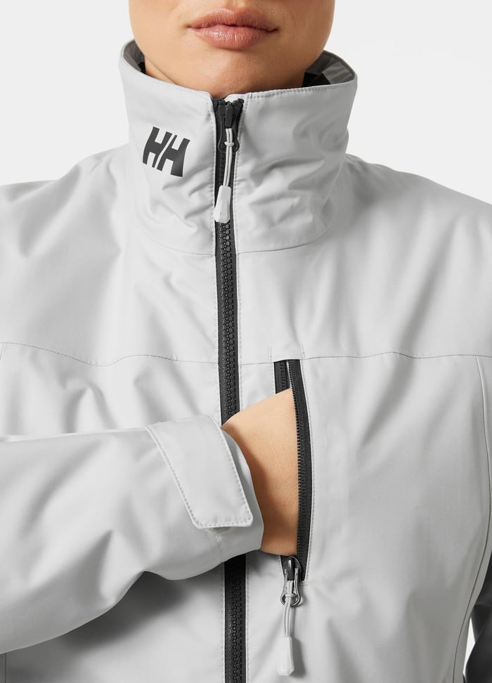 Helly Hansen W Crew Midlayer Mont 2 Gri / Grey Fog