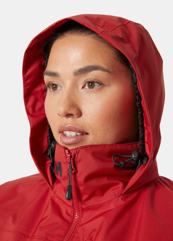 Helly Hansen W Crew Hooded Midlayer Mont 2.0 Kırmızı / Red