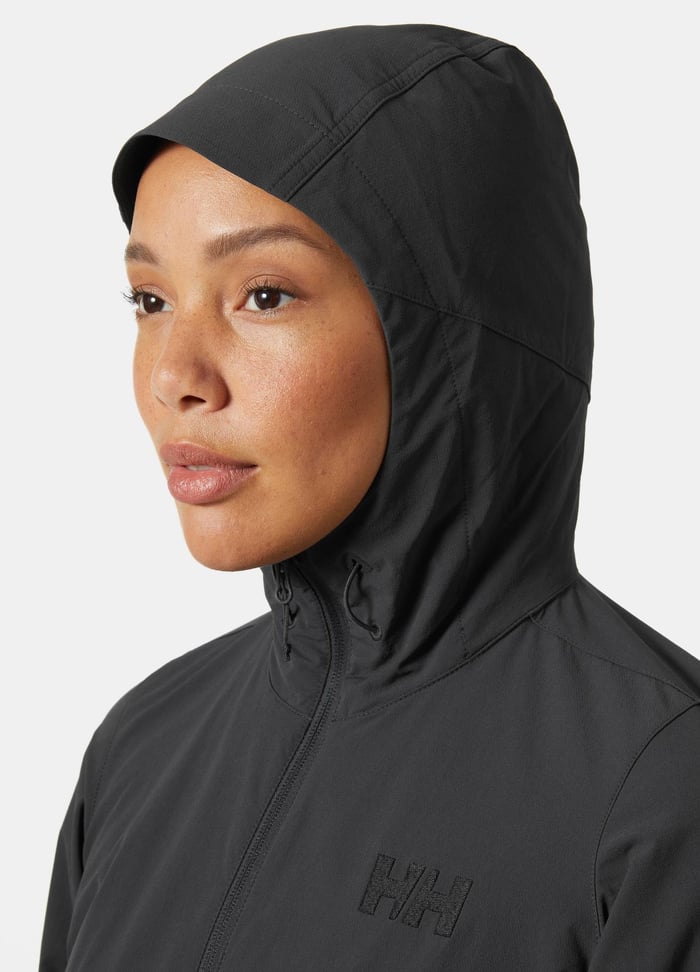 Helly Hansen W Blaze Softshell Hooded Mont Siyah / Ebony