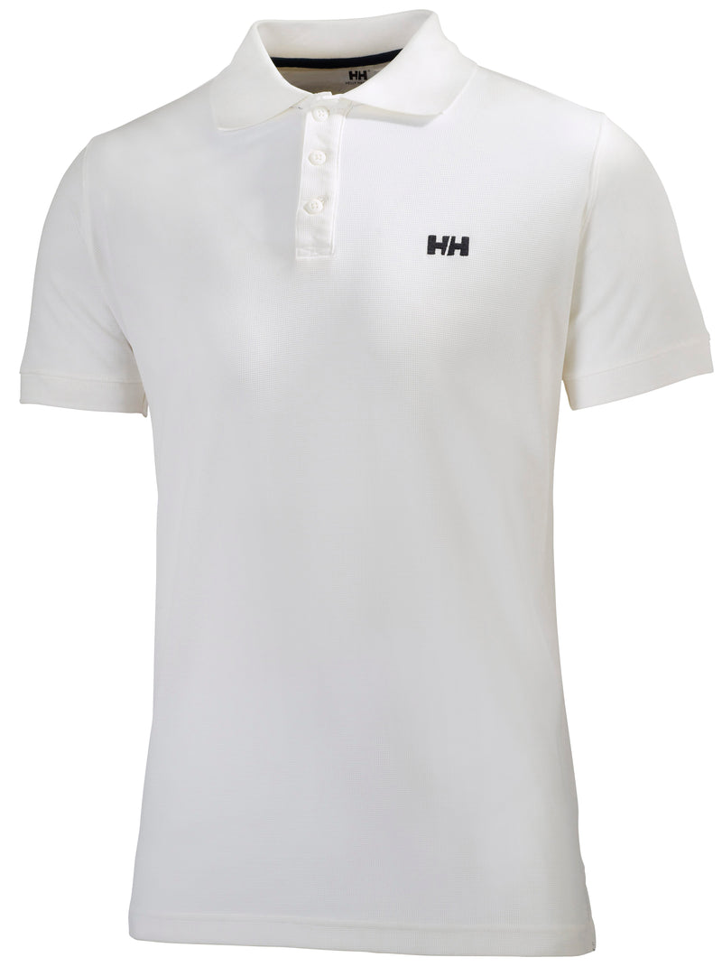 Driftline Polo Neck White Men's T-Shirt