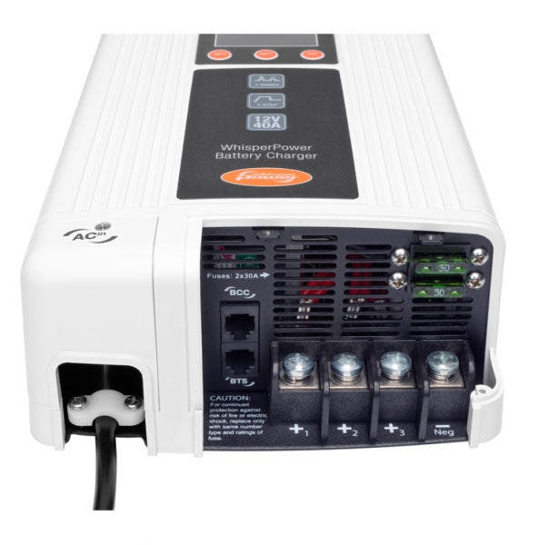 Whisperpower Supreme 12/40 – 40A Battery Charger