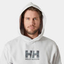 Helly Hansen Cotton Fleece Grap Hoodie Sweatshirt Beyaz / Nimbus Cloud