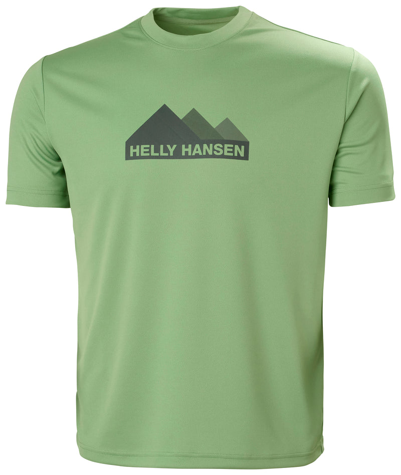 HH Tech Graphic Green Men's T-Shirt