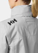 Helly Hansen W Crew Hooded Midlayer Mont 2.0 Gri / Grey Fog