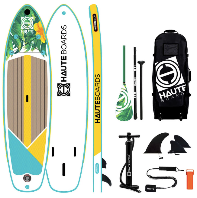 Haute Boards Tropics 10'6 Sarı Şişme Sup Paddle Board Paket