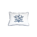 Mavi Mercan Detaylı Yastık