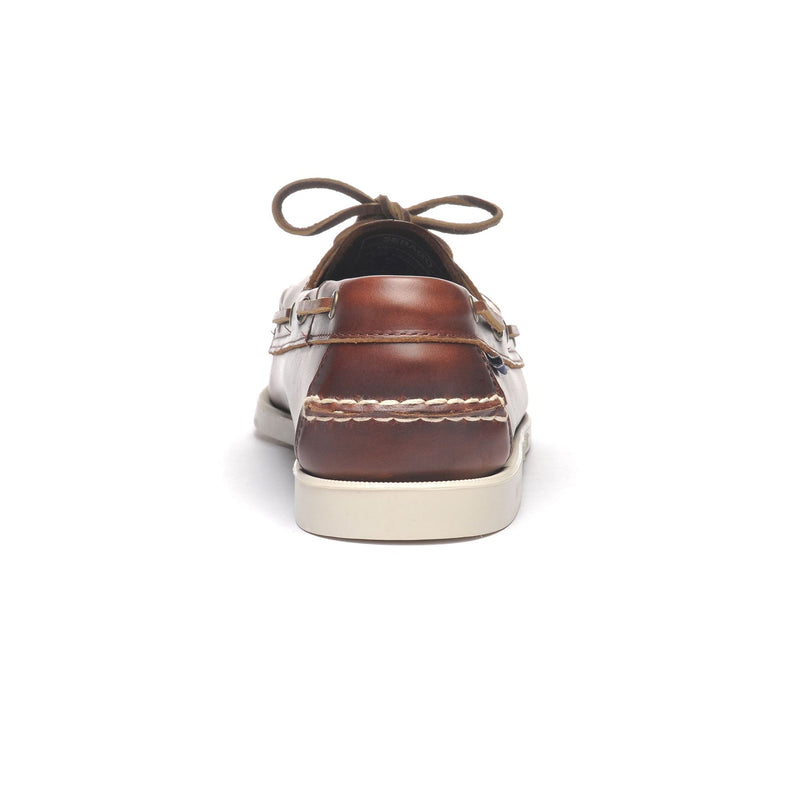 Brown Lace-Up Men's Leather Loafer