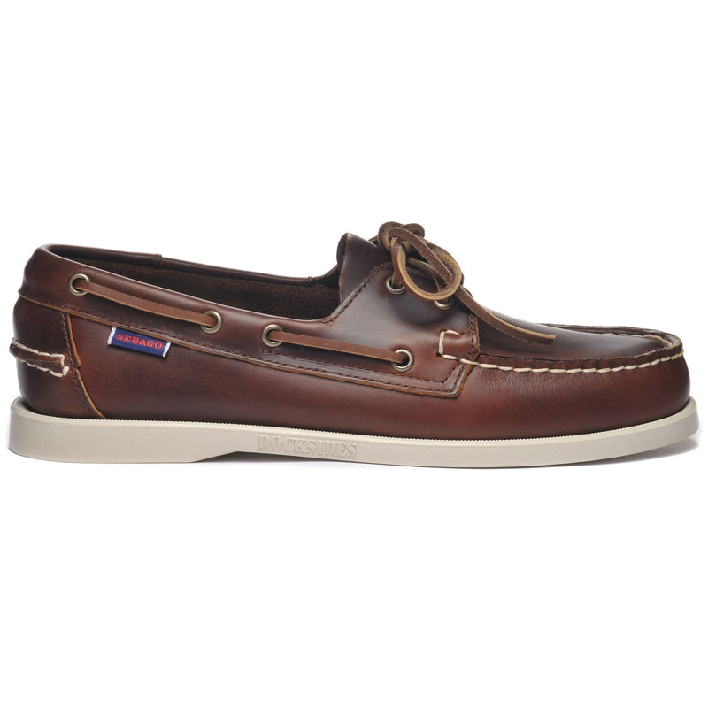 Brown Lace-Up Men's Leather Loafer