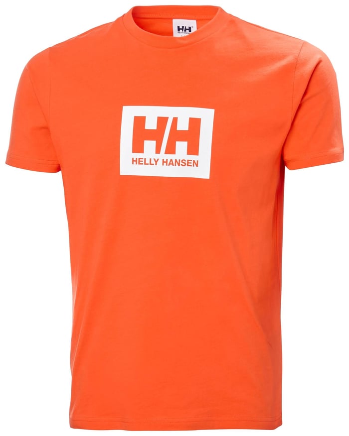 HH Box T Erkek T-Shirt Turuncu / Flame