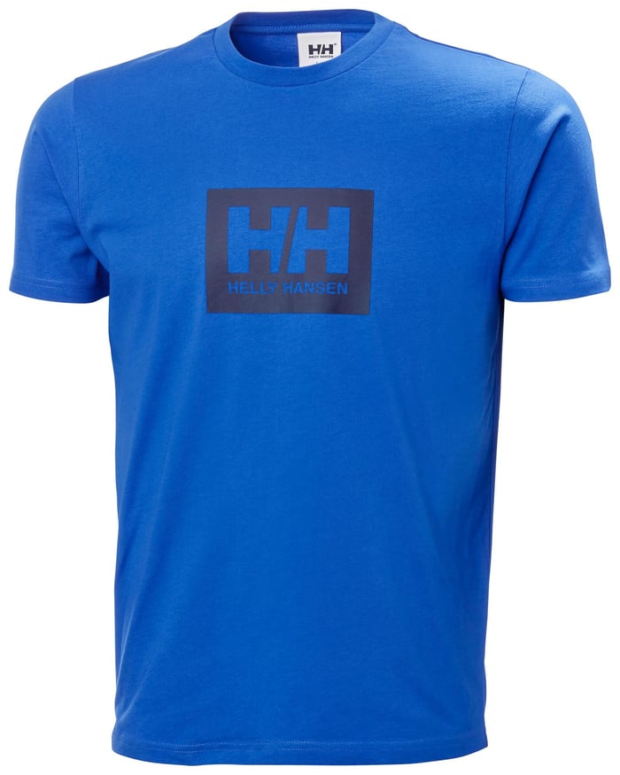 HH Box T Erkek T-Shirt Mavi / Cobalt