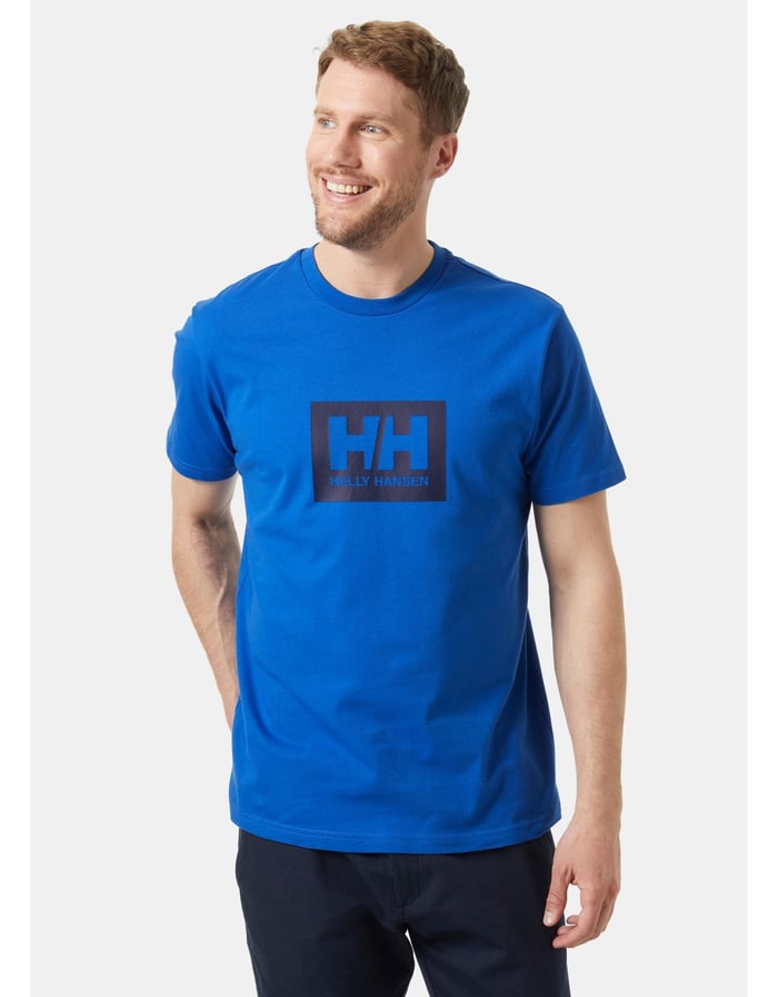 HH Box T Erkek T-Shirt Mavi / Cobalt