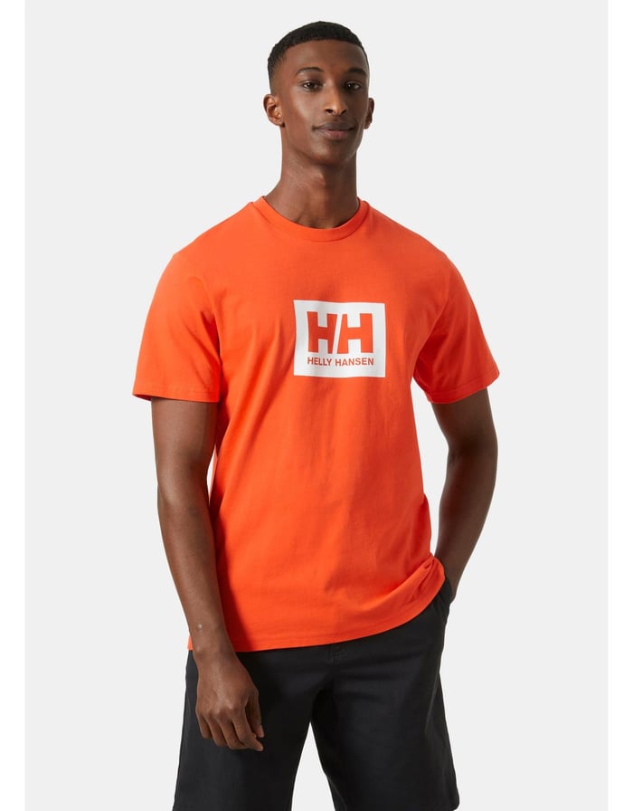 HH Box T Erkek T-Shirt Turuncu / Flame