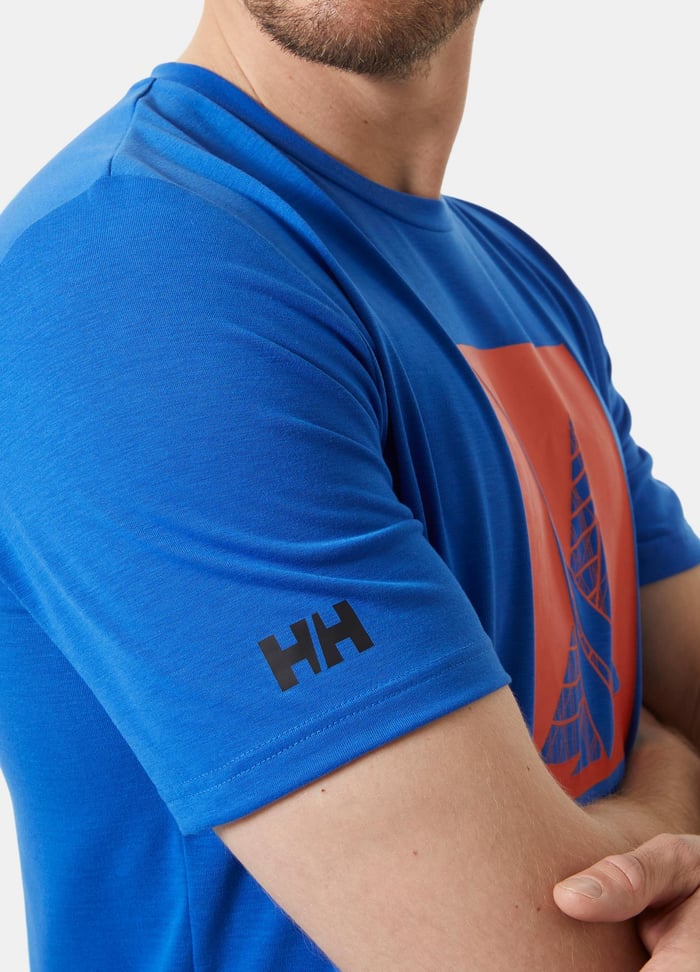 HP Race Graphic Erkek T-Shirt Mavi / Cobalt