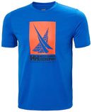 HP Race Graphic Erkek T-Shirt Mavi / Cobalt