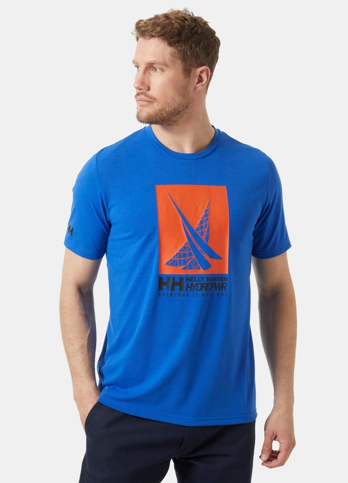 HP Race Graphic Erkek T-Shirt Mavi / Cobalt