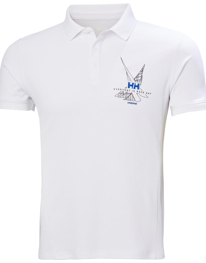 HP Race Polo Yaka Erkek T-Shirt Beyaz / White