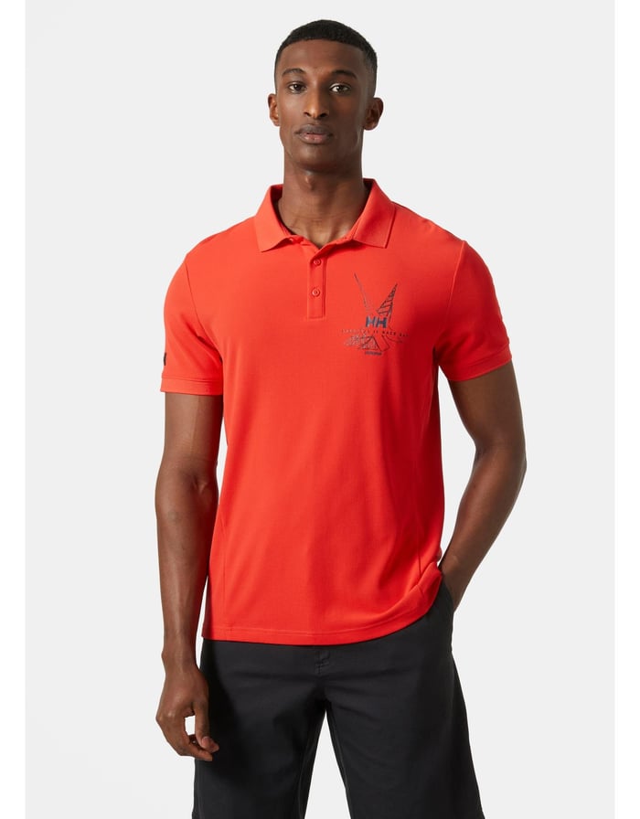 HP Race Polo Yaka Erkek T-Shirt Kırmızı / Red