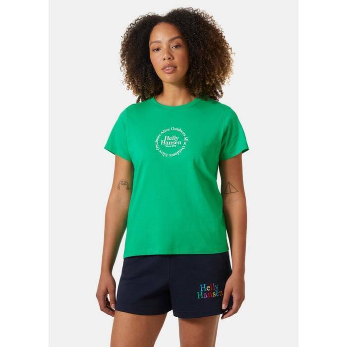 W Core Graphic Kadın T-Shirt Yeşil / Green