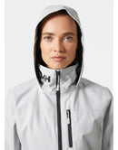 Helly Hansen W Crew Hooded Mont 2.0 Gri / Grey Fog
