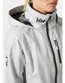 Helly Hansen W Crew Hooded Mont 2.0 Gri / Grey Fog