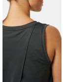 Helly Hansen Tech Split Back Tank Atlet 2.0 Gri / Ebony