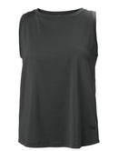 Helly Hansen Tech Split Back Tank Atlet 2.0 Gri / Ebony