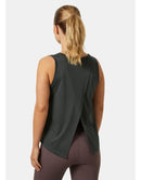 Helly Hansen Tech Split Back Tank Atlet 2.0 Gri / Ebony