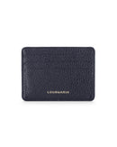 Navy Blue Leather Wallet