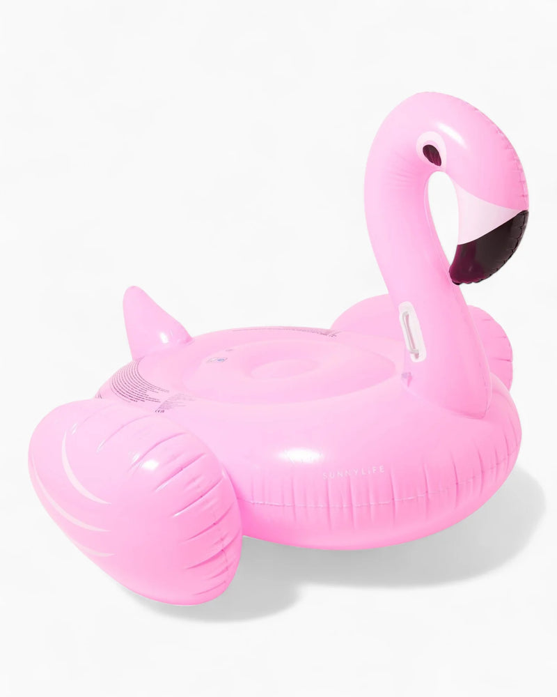 Sunnylife Luxe Ride-On Float – Rosie the Flamingo Deniz Yatağı
