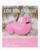 Sunnylife Luxe Ride-On Float – Rosie the Flamingo Deniz Yatağı