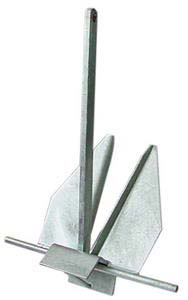 Galvanized Danforth Type Anchor 10 kg