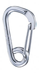 Wichard Carabiner, Asymmetric, Solid Steel, 12 Mm