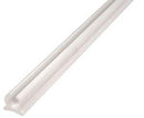 Taco Floor Rail, Thin Type, White Plastic, 6.1 Meters