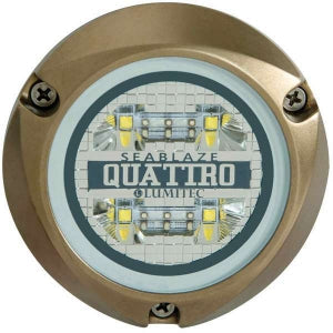 Seablaze Quattro Underwater Light, 12/24V, White-Blue