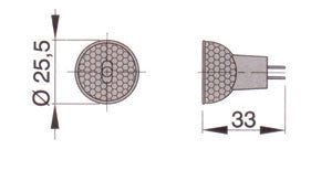 Mr82420 Bulb for Siena and Livorno, 24V/20W